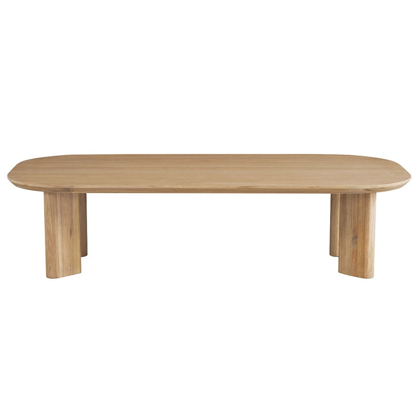 Table basse Simona en chêne clair | Blanc d’Ivoire Table basse Simona en chêne clair | Blanc d’Ivoire
