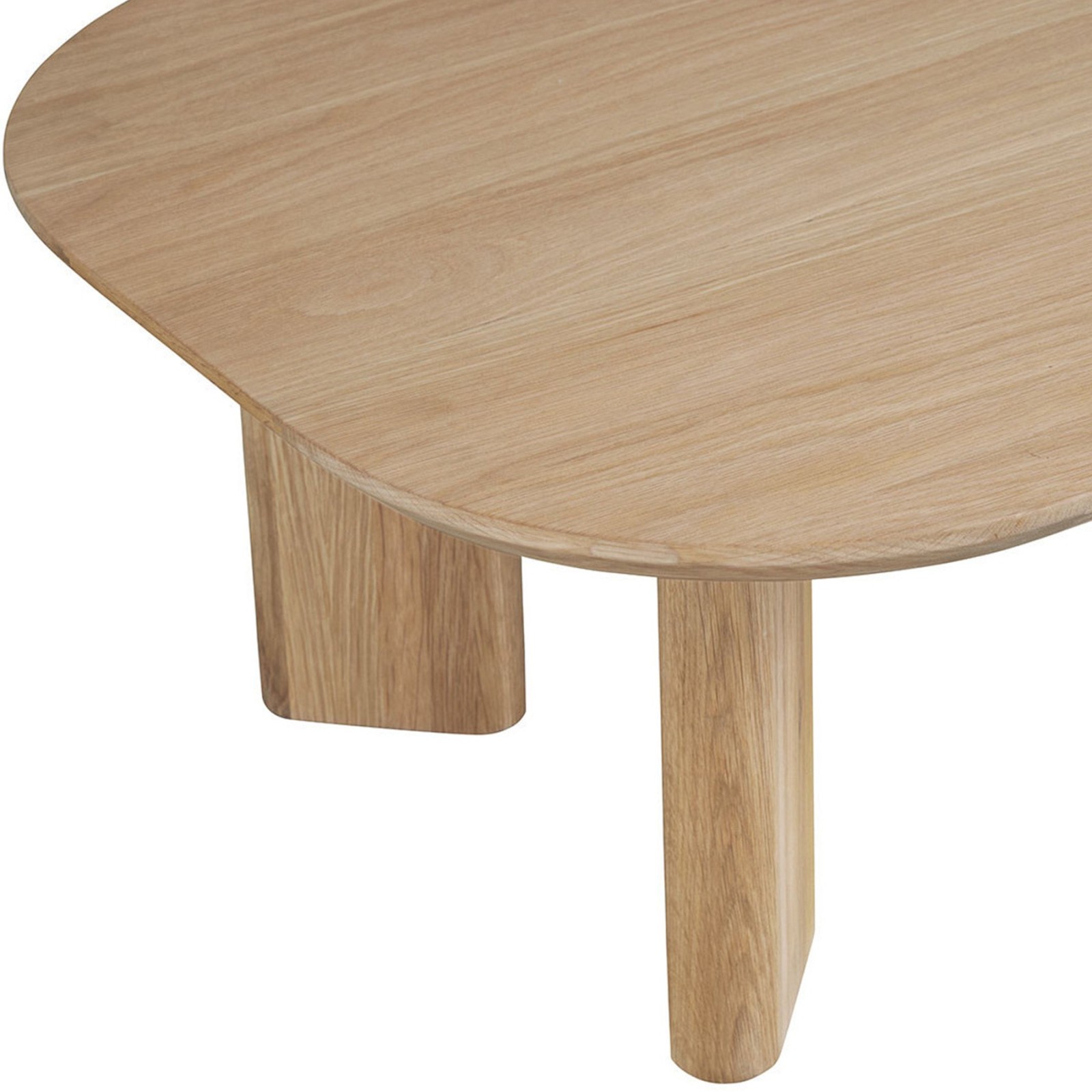 Table basse Simona en chêne clair | Blanc d’Ivoire Table basse Simona en chêne clair | Blanc d’Ivoire