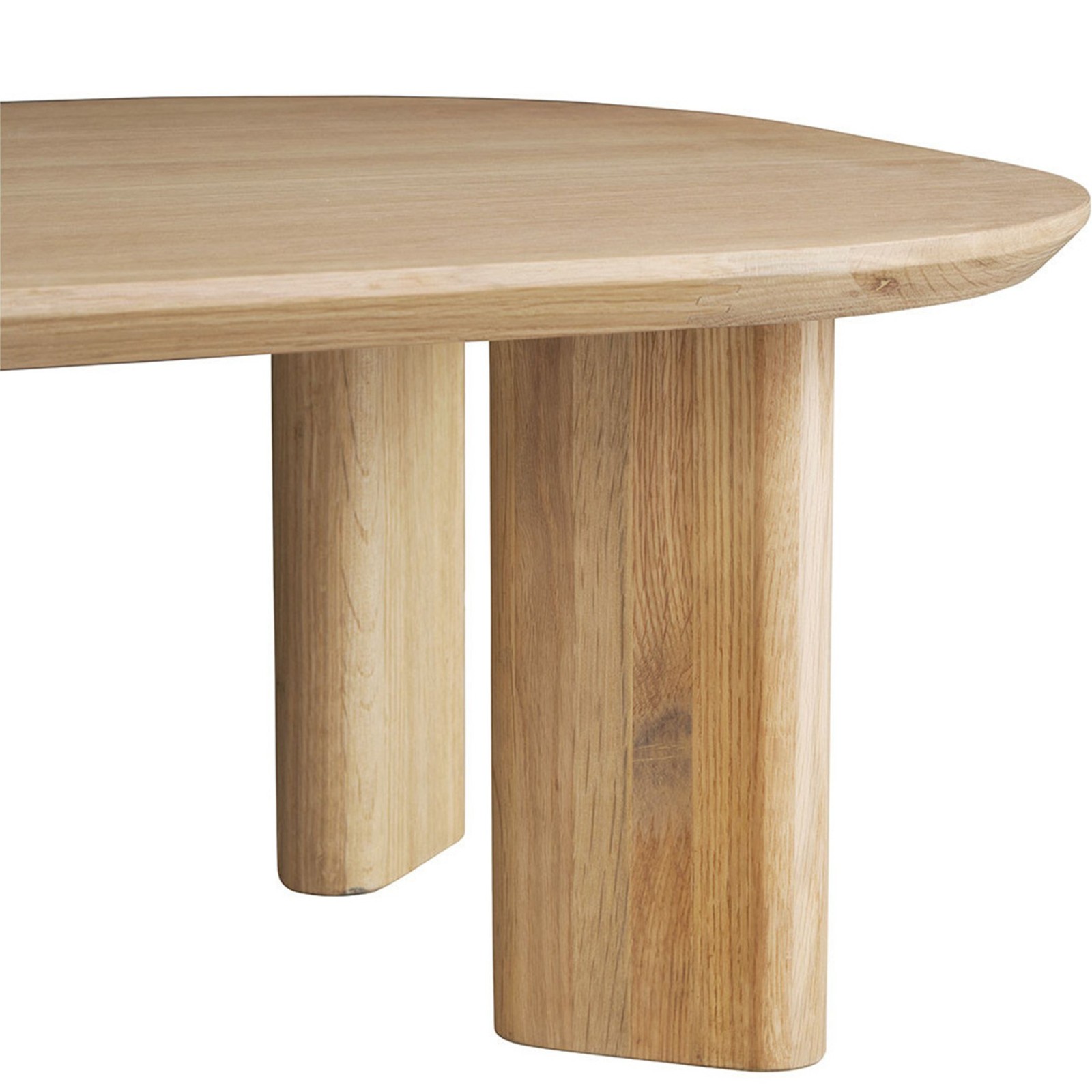Table basse Simona en chêne clair | Blanc d’Ivoire Table basse Simona en chêne clair | Blanc d’Ivoire