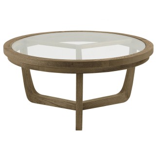 Table basse naturel en chêne Maxton