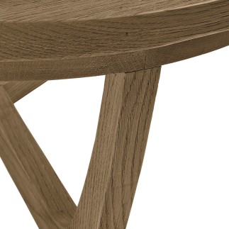 Table basse naturel en chêne Maxton