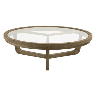 Table basse naturel en chêne Maxton