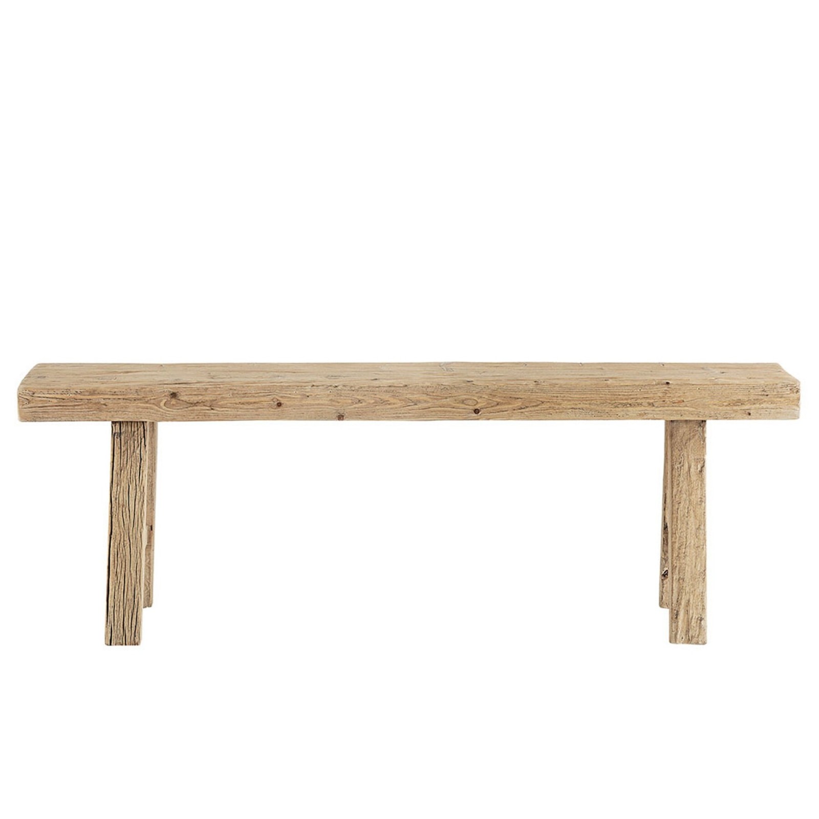 Banc Bao en orme recyclé | Blanc d’Ivoire Banc Bao en orme recyclé | Blanc d’Ivoire