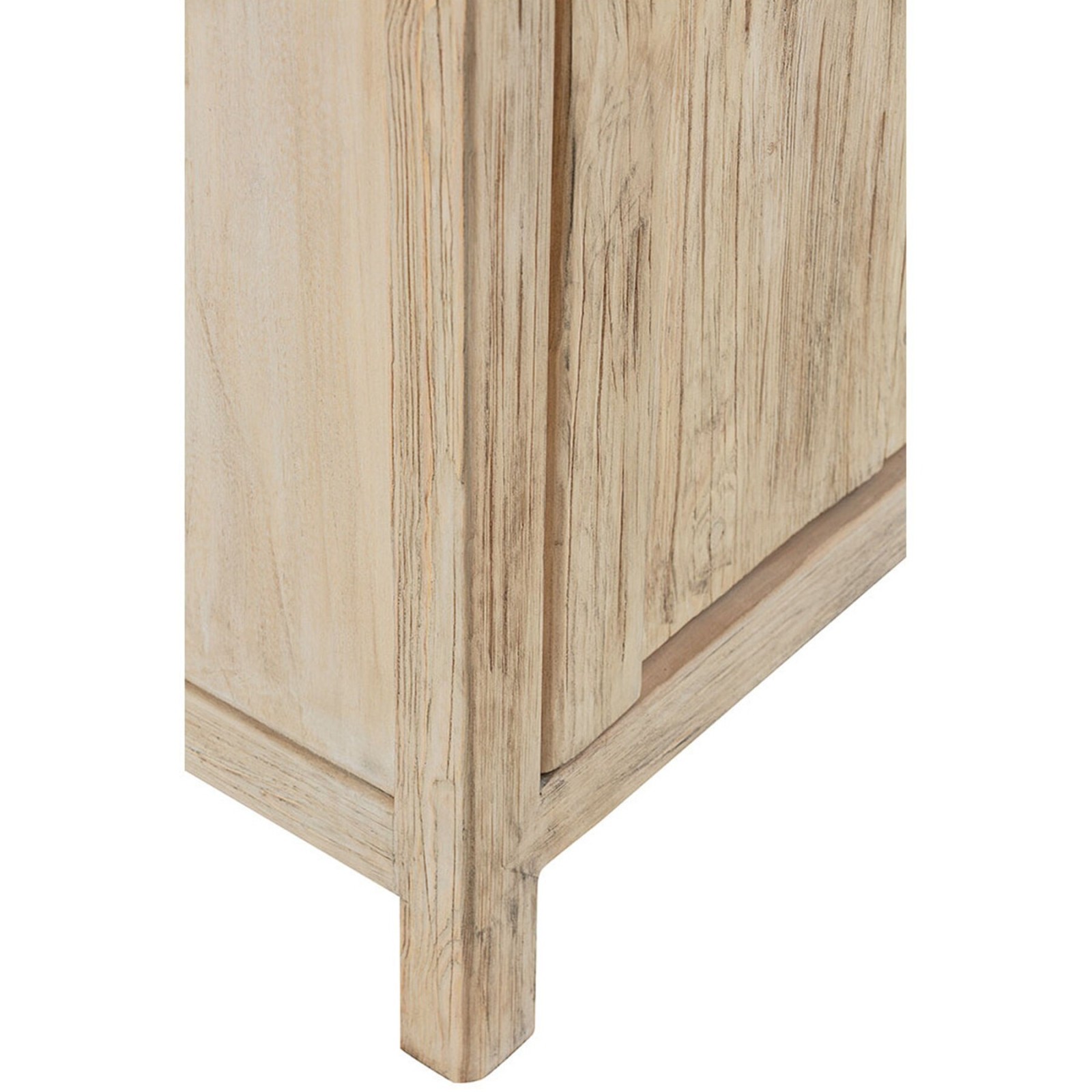 Buffet Bao en orme recyclé 4 portes | Blanc d’Ivoire Buffet Bao en orme recyclé 4 portes | Blanc d’Ivoire