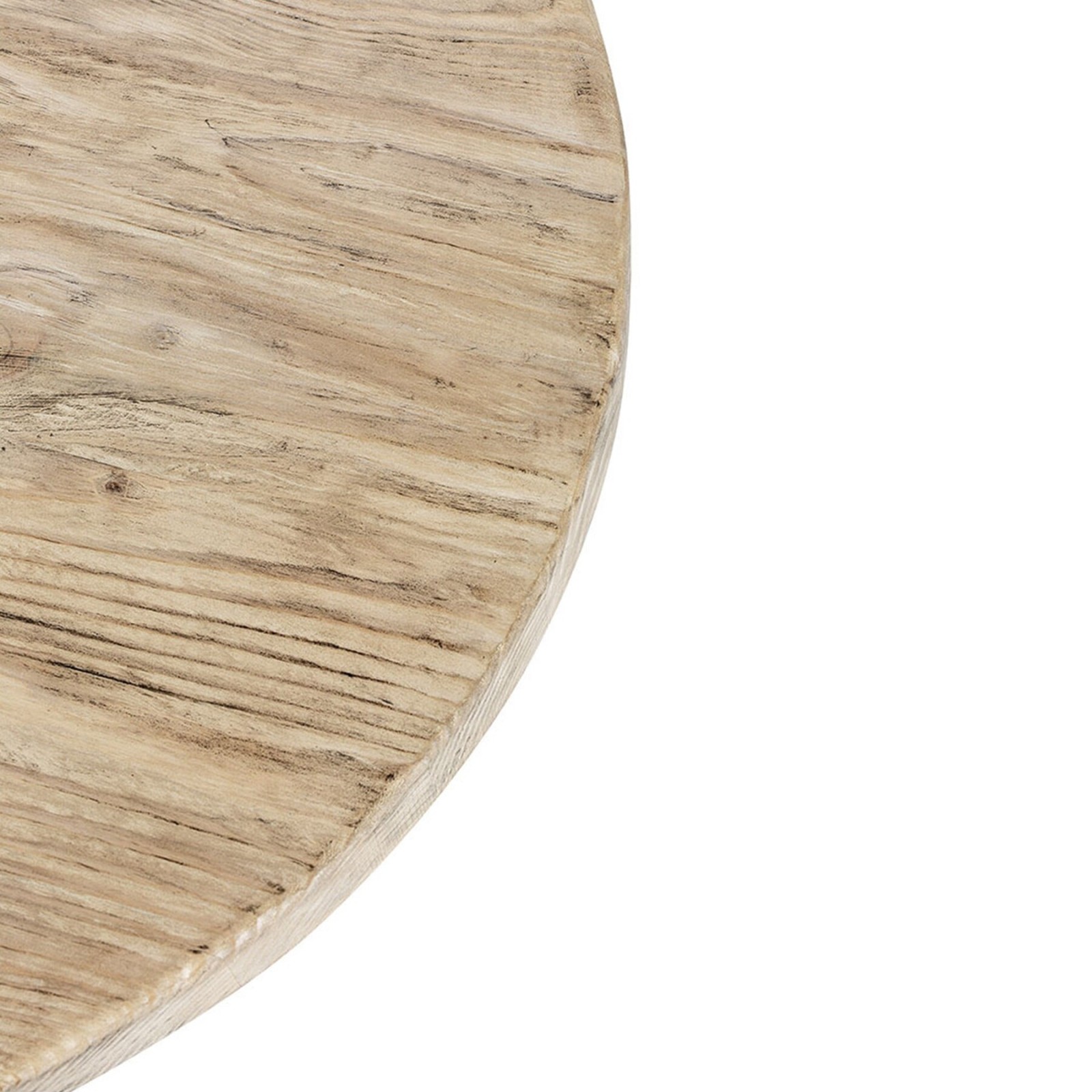 Table basse Bao en orme recyclé | Blanc d’Ivoire