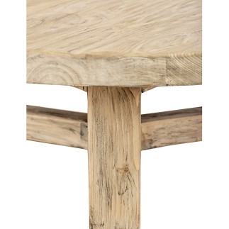 Table basse ronde orme recyclé Bao