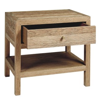 Table de chevet en chêne recyclé Marcelle