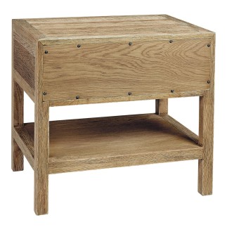 Table de chevet en chêne recyclé Marcelle
