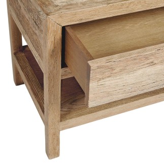 Table de chevet en chêne recyclé Marcelle