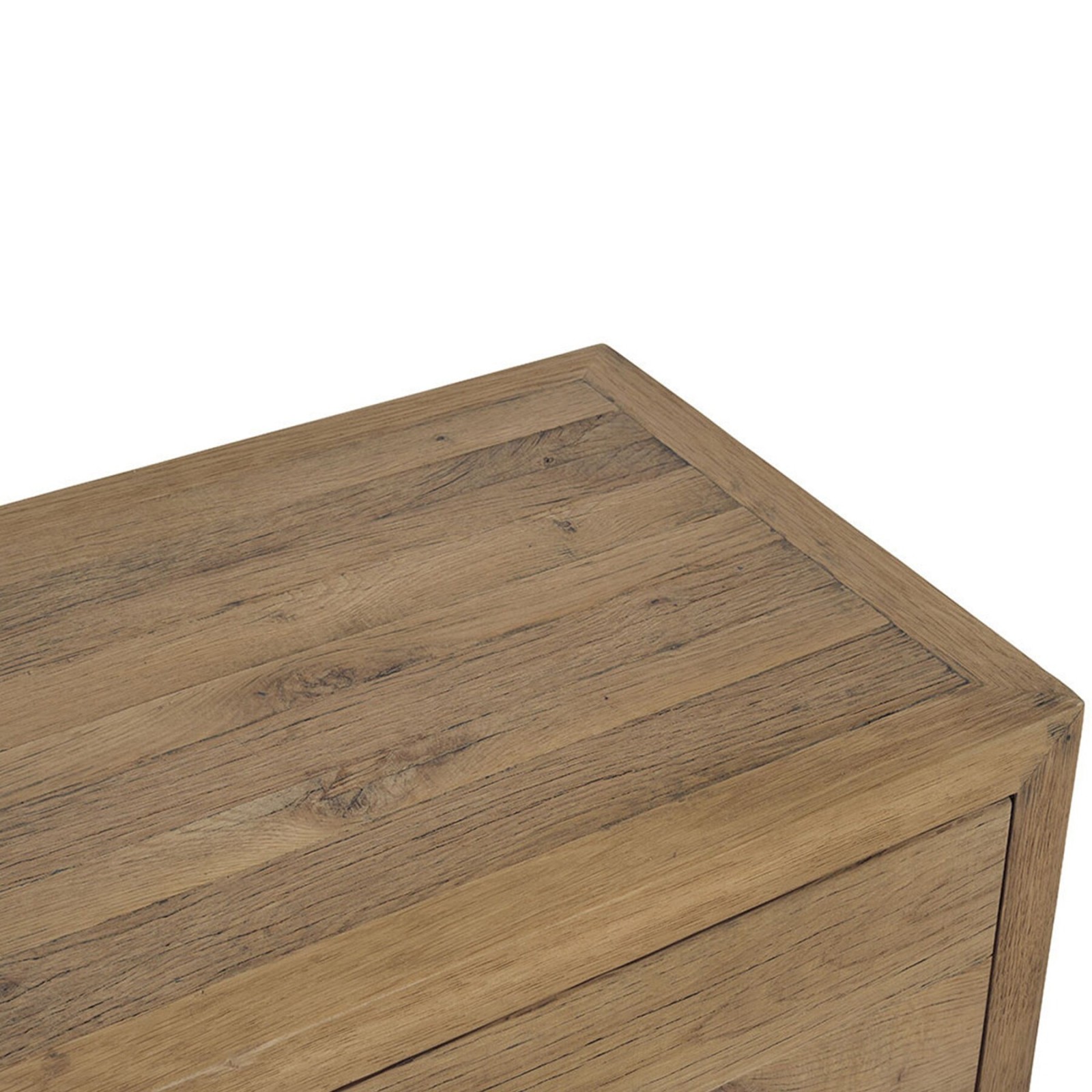 Commode Marcelle en chêne clair 3 tiroirs | Blanc d’Ivoire Commode Marcelle en chêne clair 3 tiroirs | Blanc d’Ivoire