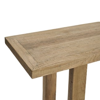 Console en bois de chêne naturel Marcelle