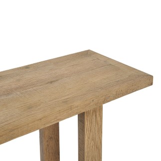 Console en bois de chêne naturel Marcelle