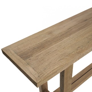 Console en bois de chêne naturel Marcelle