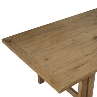 Table de repas en chêne recyclé Marcelle