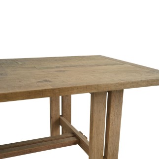 Table de repas en chêne recyclé Marcelle