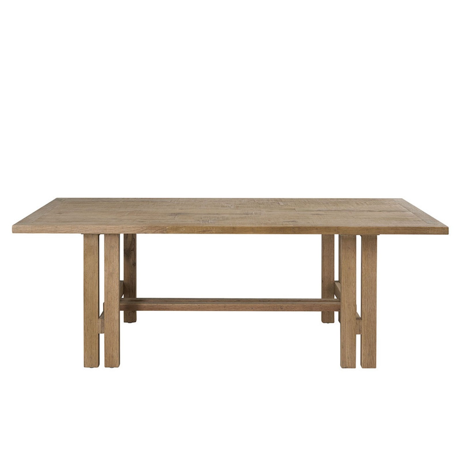 Table de repas Marcelle en chêne clair 220 cm - Blanc d'Ivoire Table de repas Marcelle en chêne clair 220 cm - Blanc d'Ivoire