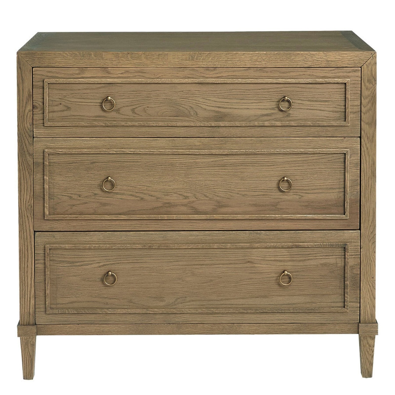 Commode 3 tiroirs chêne patiné Arianne | Blanc d’Ivoire Commode 3 tiroirs chêne patiné Arianne | Blanc d’Ivoire