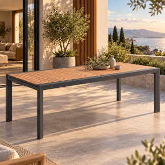 Grande table extensible en teck 220-340 cm, Porto