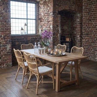 Fauteuil en rotin naturel, Margret