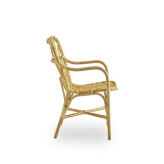 Fauteuil en rotin naturel, Margret