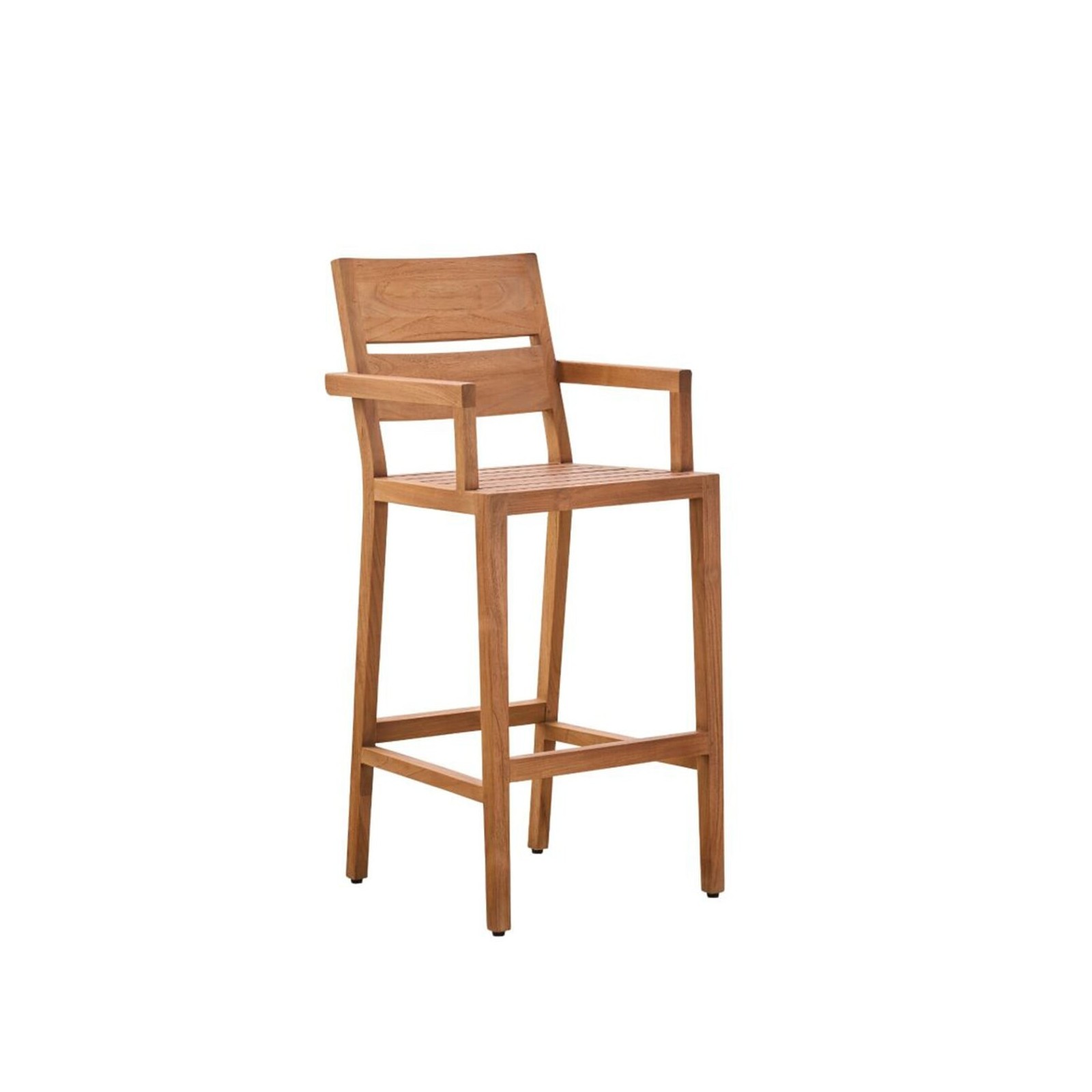 Fauteuil de bar en teck Fauteuil de bar en teck