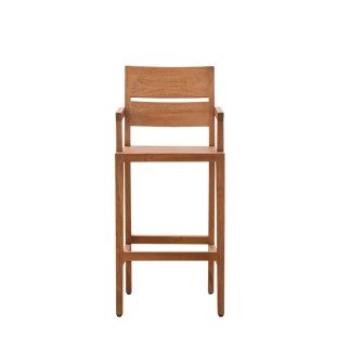 Fauteuil de bar en teck