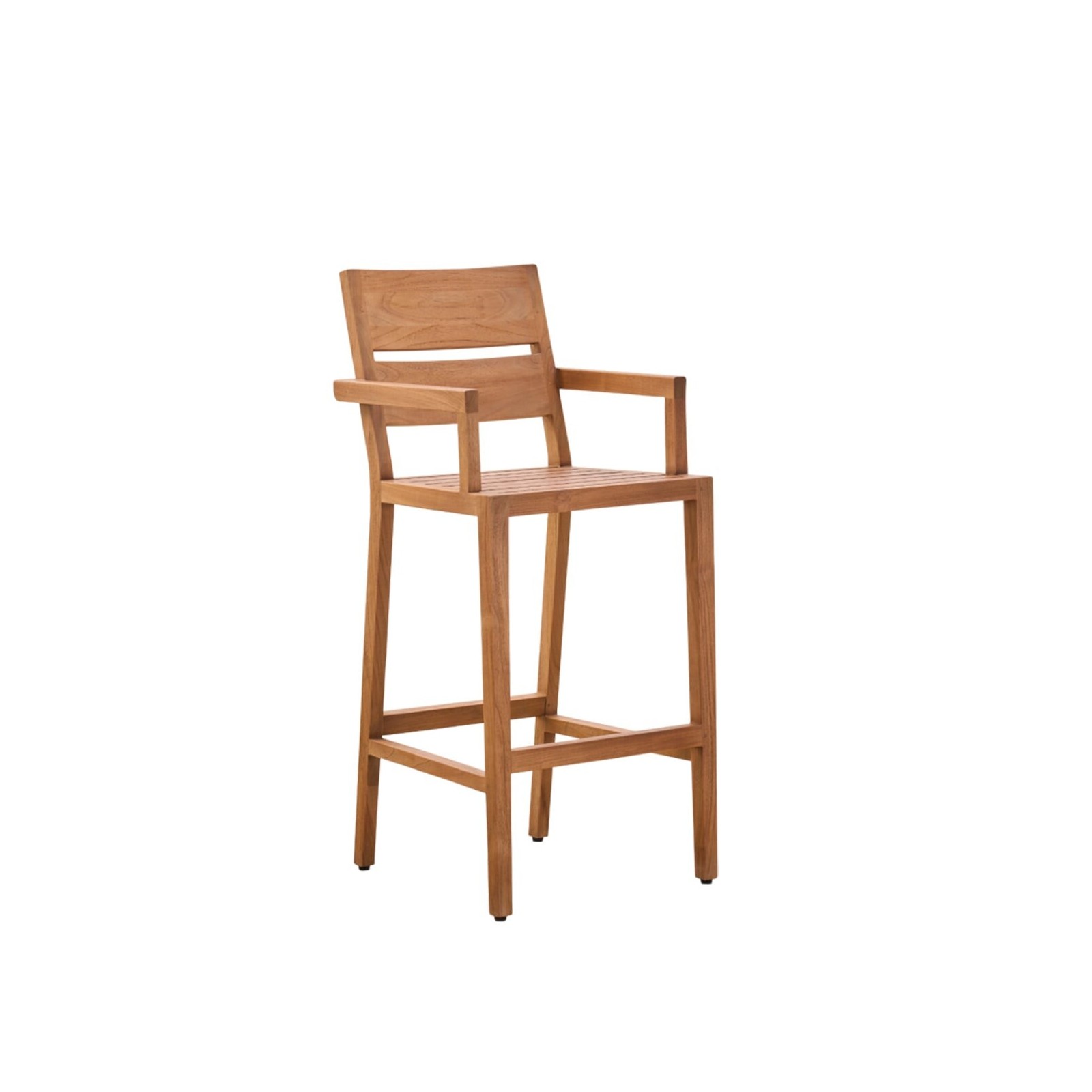 Fauteuil de bar en teck Fauteuil de bar en teck