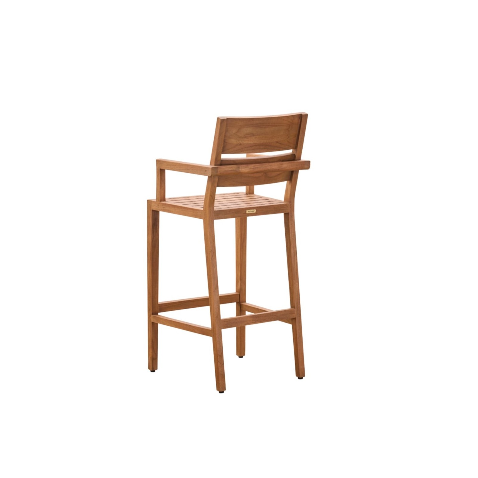 Fauteuil de bar en teck Fauteuil de bar en teck