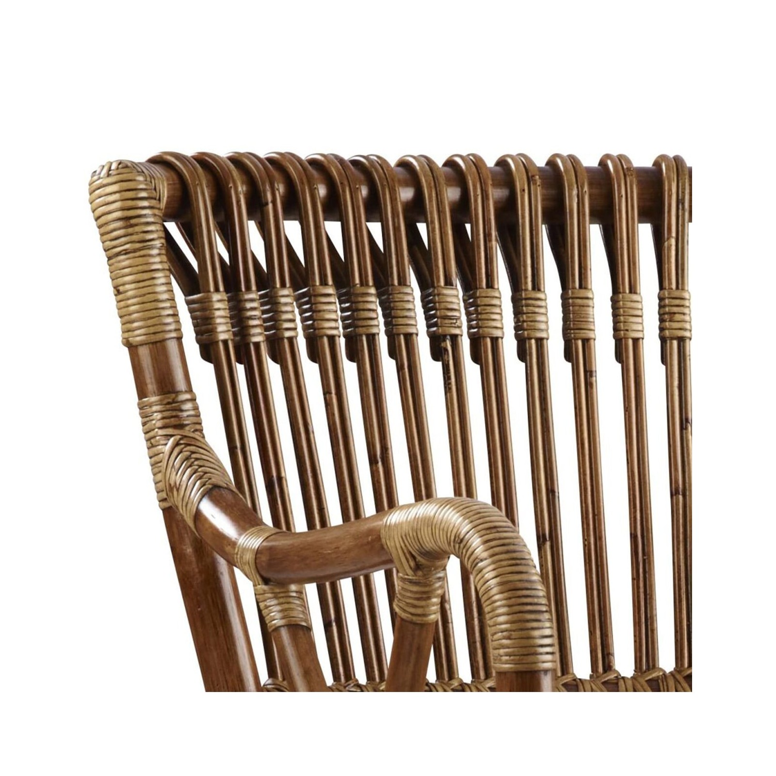 Chaise de bar en rotin naturel, Blues