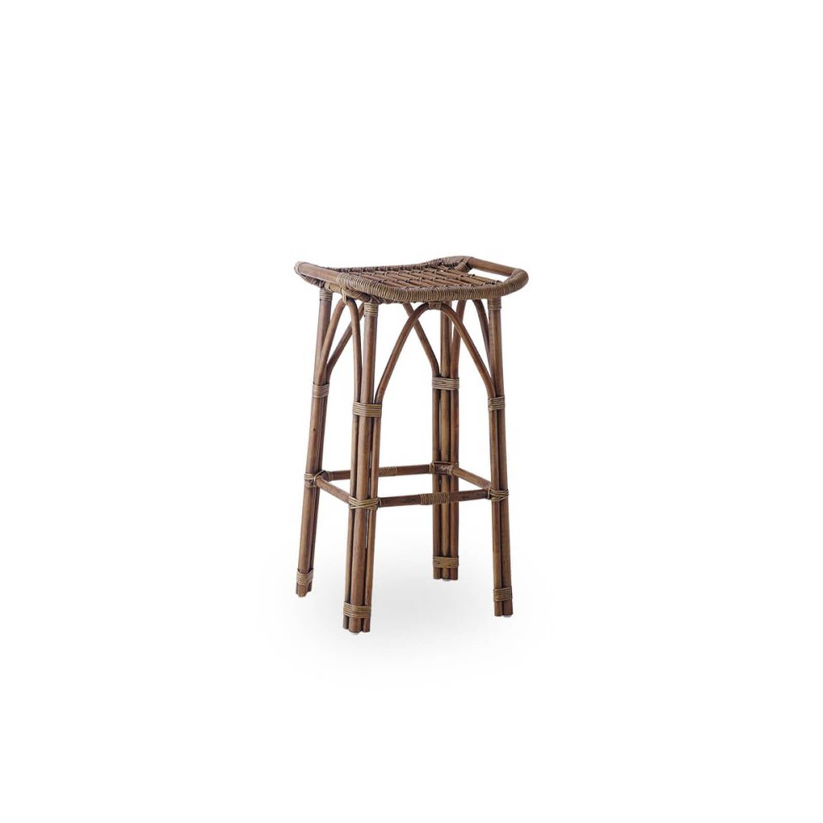 Tabouret de bar en rotin naturel, Salsa Tabouret de bar en rotin naturel, Salsa