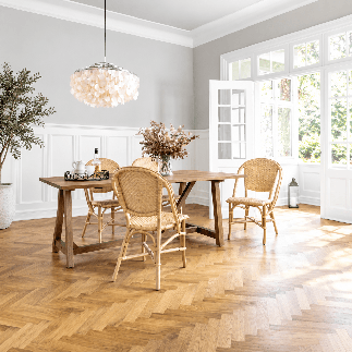 Chaise en rotin naturel, Alanis
