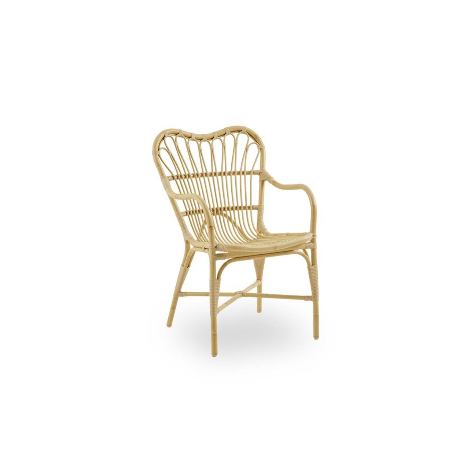 Fauteuil de jardin en alu-rotin, Margret de Sika Design