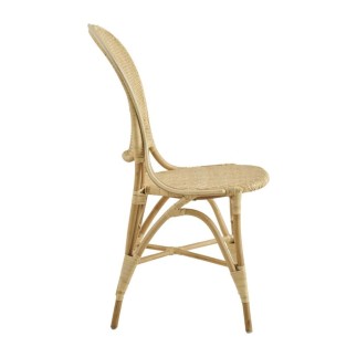 Chaise en rotin naturel type médaillon, Rossini
