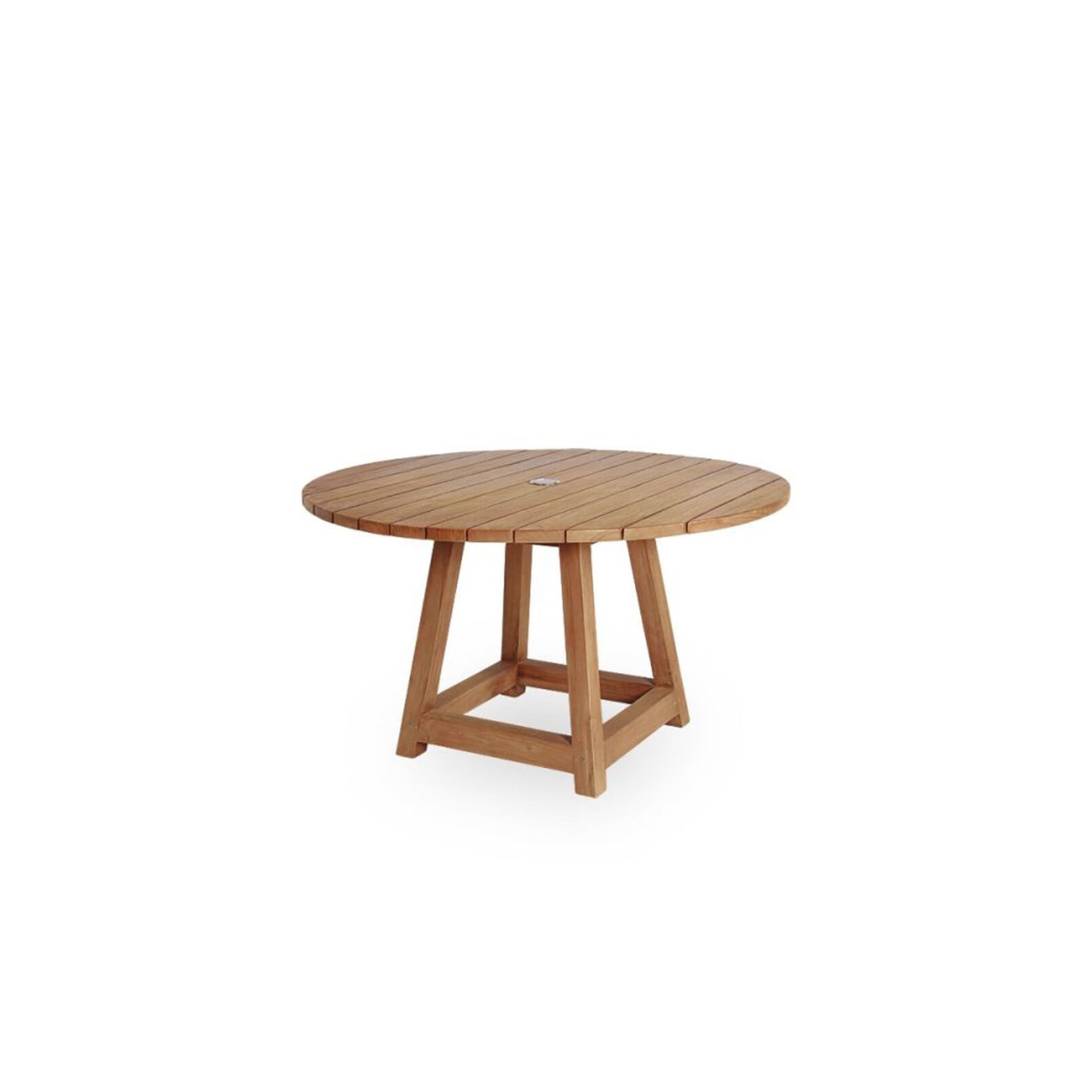 Table ronde en teck pour le jardin 120 cm Georges