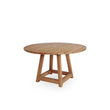 Table ronde en teck pour le jardin 120 cm Georges