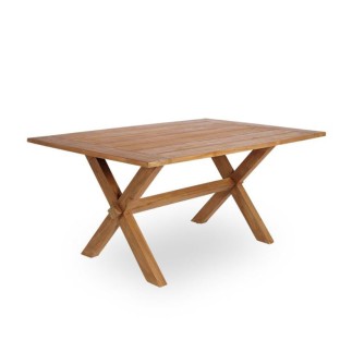 Table basse de jardin en teck massif 140 cm Julian