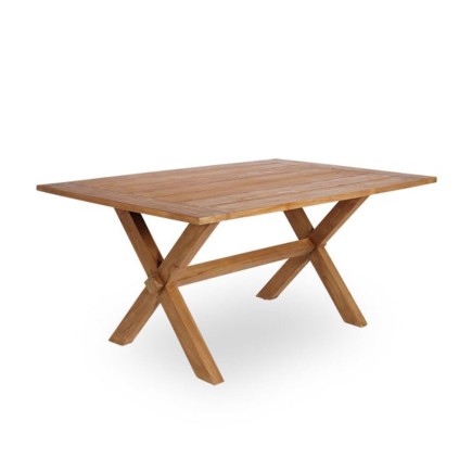 Table basse de jardin en teck massif 140 cm Julian