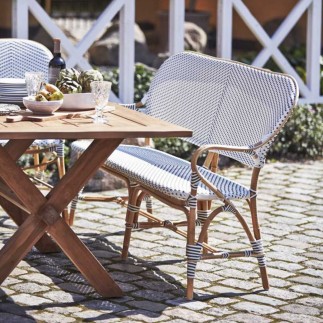Table basse de jardin en teck massif 140 cm Julian