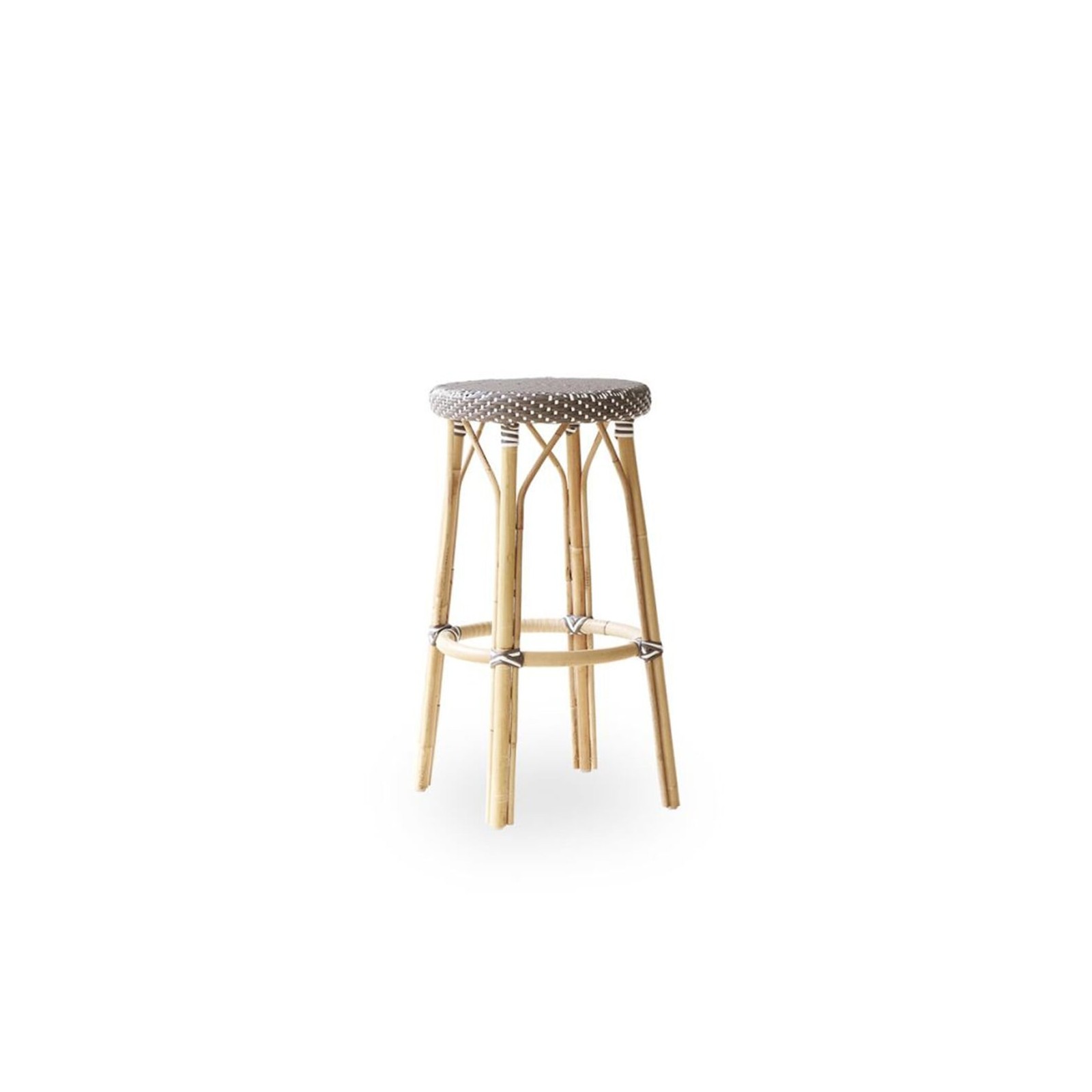 Tabouret de bar 78 cm en rotin naturel et résine tressée Simone Tabouret de bar 78 cm en rotin naturel et résine tressée Simone