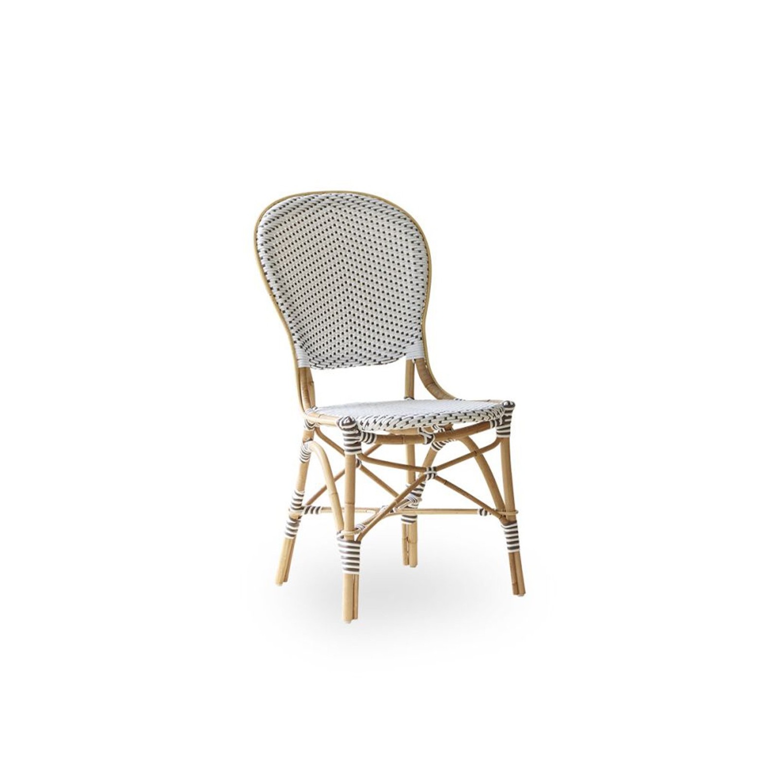 Chaise en rotin naturel et résine tressée Isabelle Chaise en rotin naturel et résine tressée Isabelle