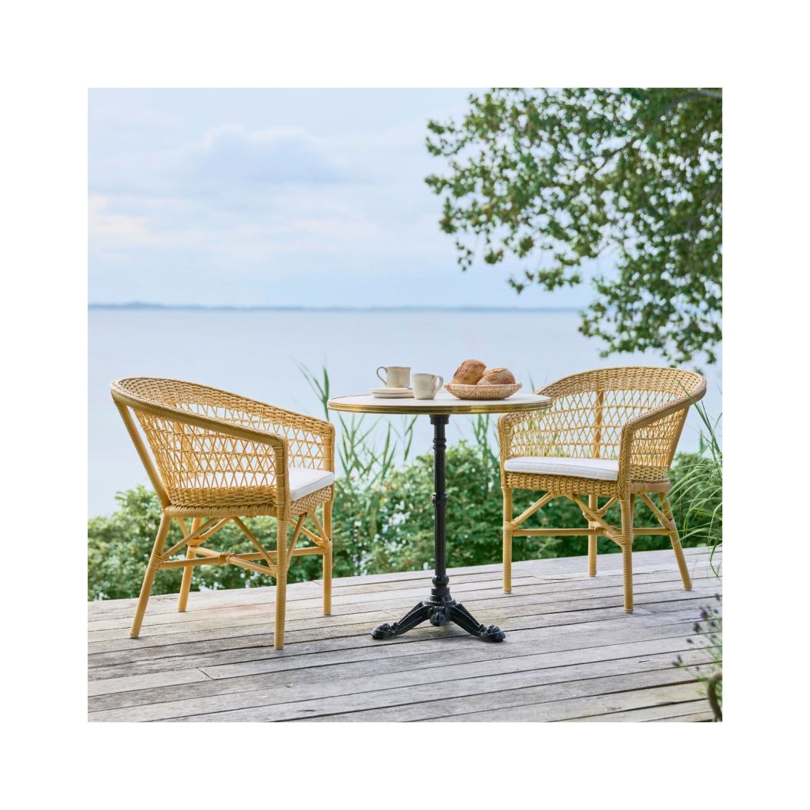 Fauteuil de jardin en résine tressée, Emma Fauteuil de jardin en résine tressée, Emma