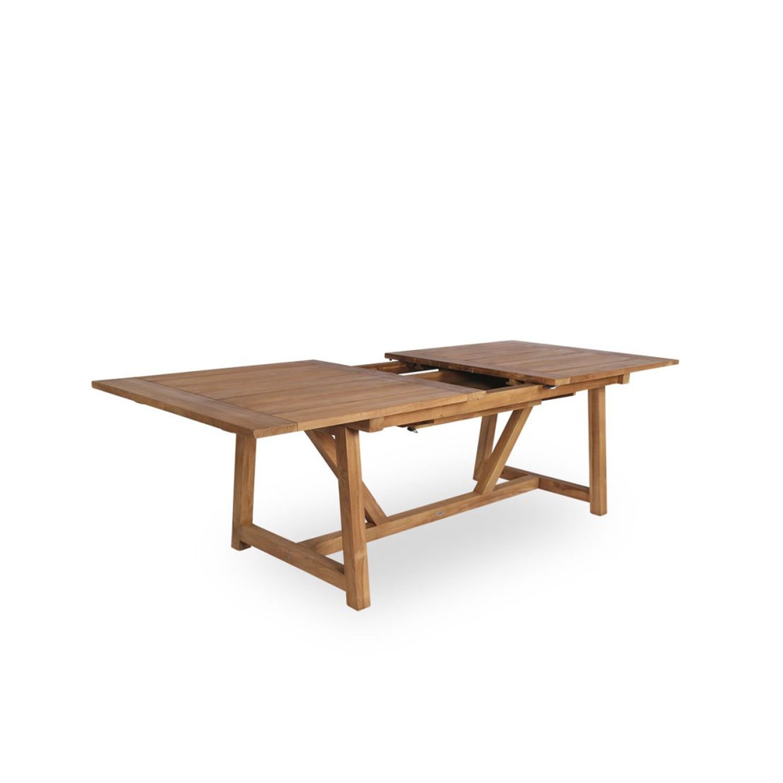 Table de jardin en teck avec rallonge 200-280 cm George Table de jardin en teck avec rallonge 200-280 cm George
