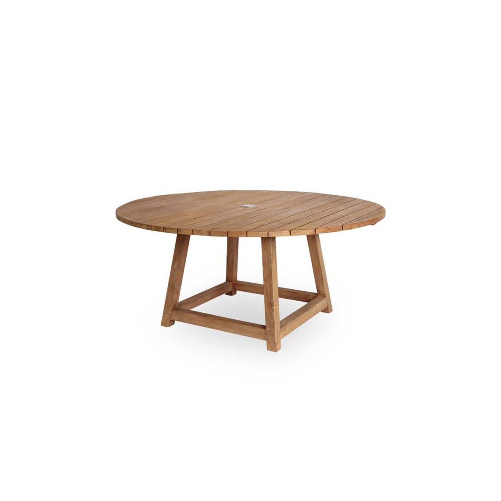 Table ronde en teck pour le jardin 160 cm Georges Table ronde en teck pour le jardin 160 cm Georges