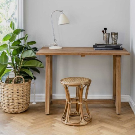 Bureau en teck ancien 110 cm Lucas
