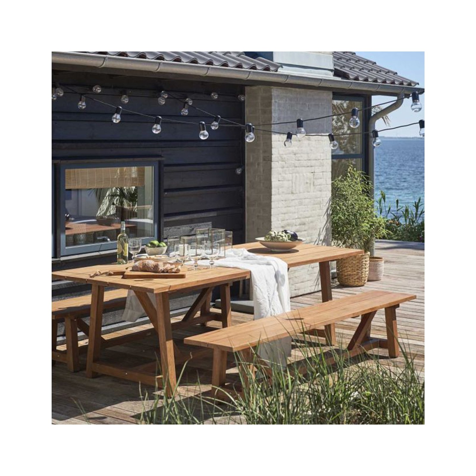 Banc de table de jardin, 220 cm Georges Banc de table de jardin, 220 cm Georges