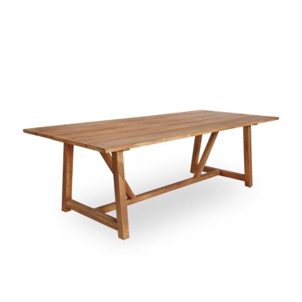 Table de jardin en teck 240 cm Georges