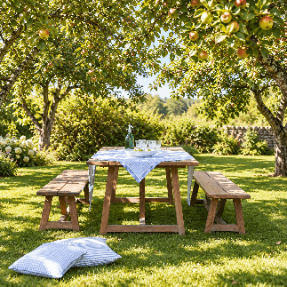 Table de jardin en teck 240 cm Georges
