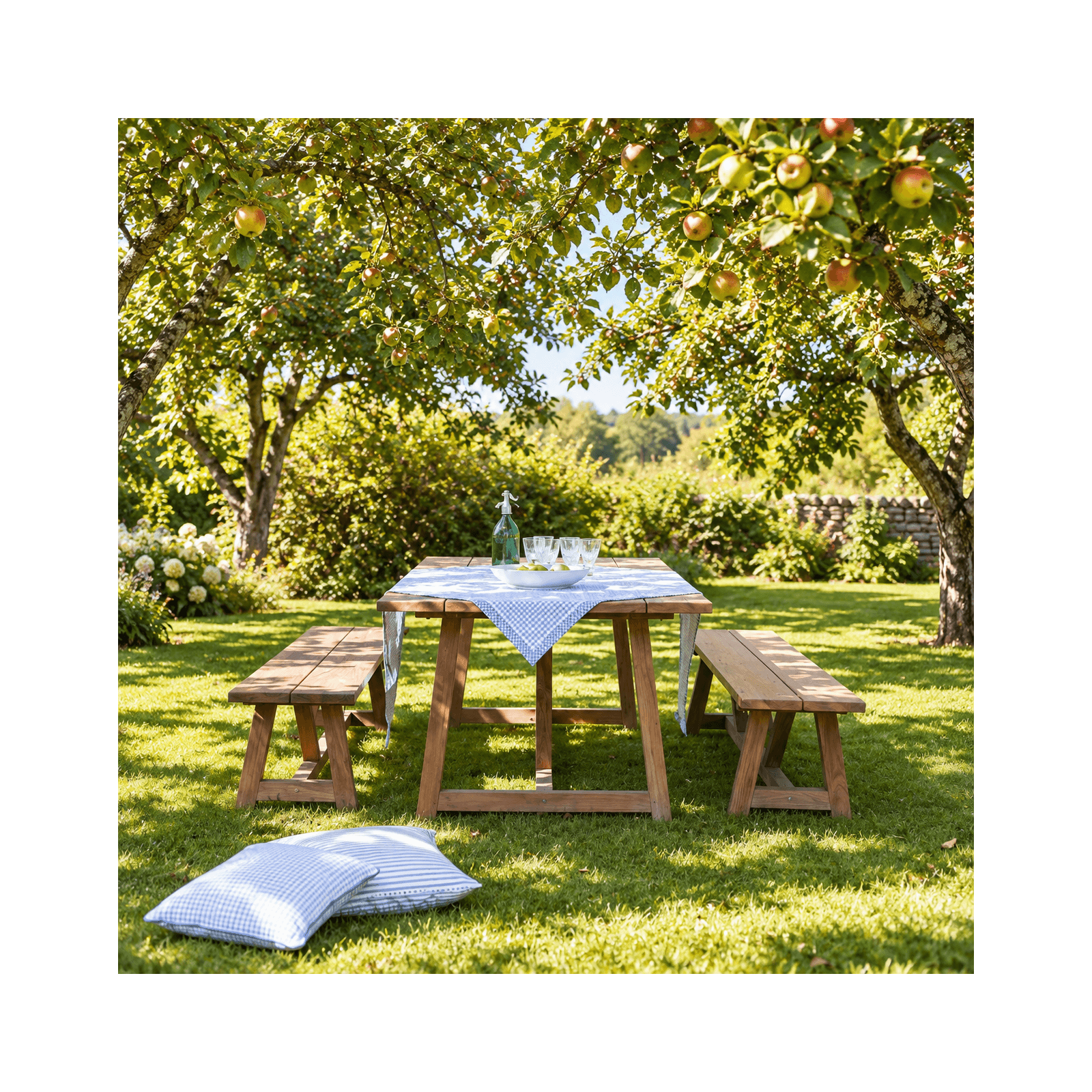 Table de jardin en teck 240 cm Georges Table de jardin en teck 240 cm Georges