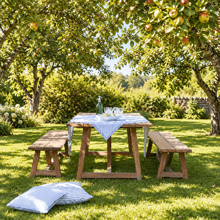 Table de jardin en teck 240 cm Georges