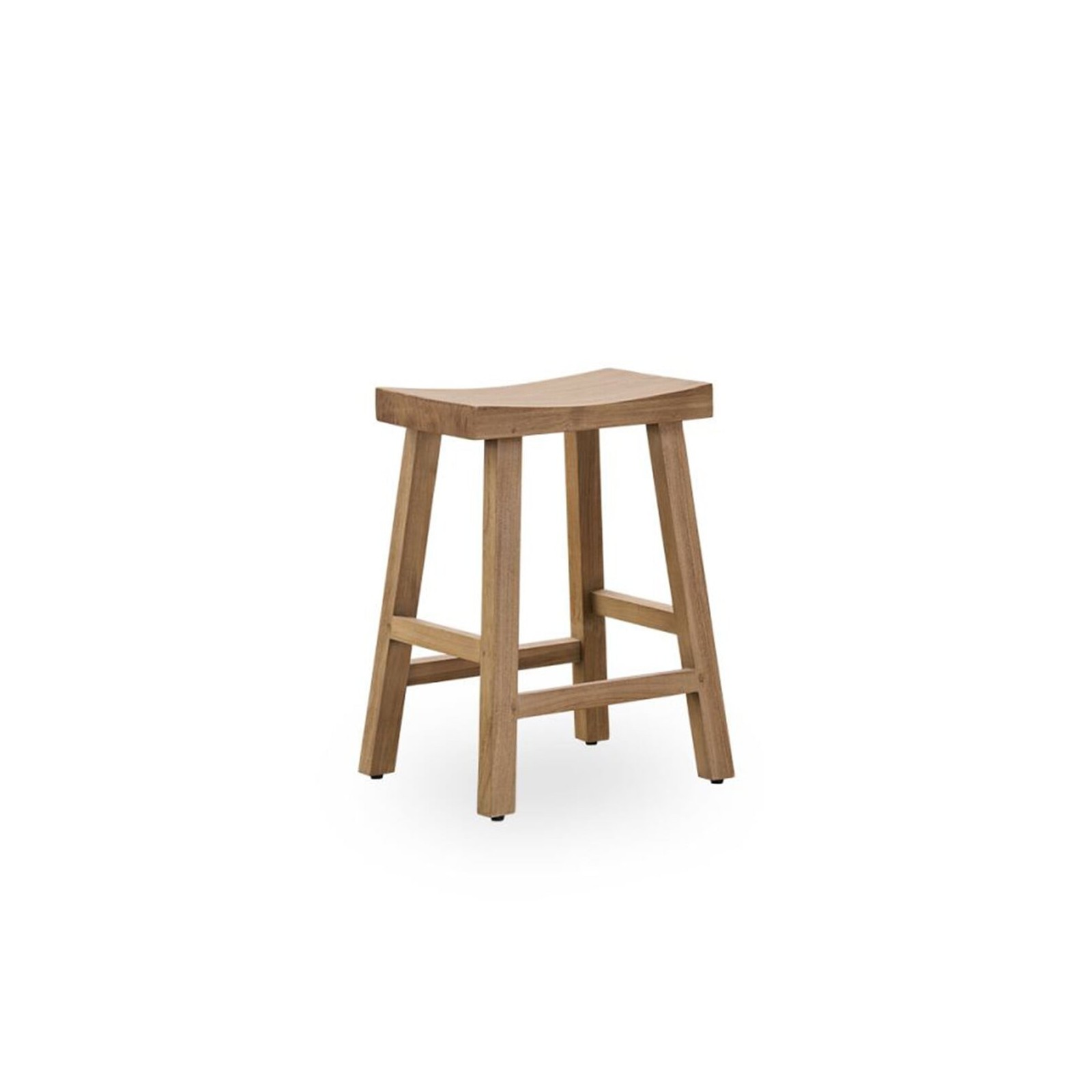 Tabouret haut 68 cm en teck massif ancien Charles Tabouret haut 68 cm en teck massif ancien Charles